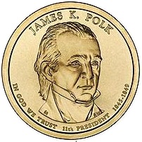 2009 (D) Presidential $1 Coin - James K Polk